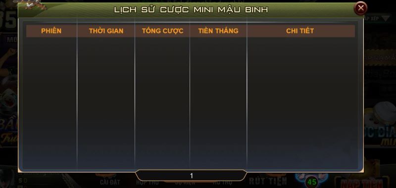 Xem lại lịch sử cược để biết rõ thời điểm chơi mini mậu binh hợp lý