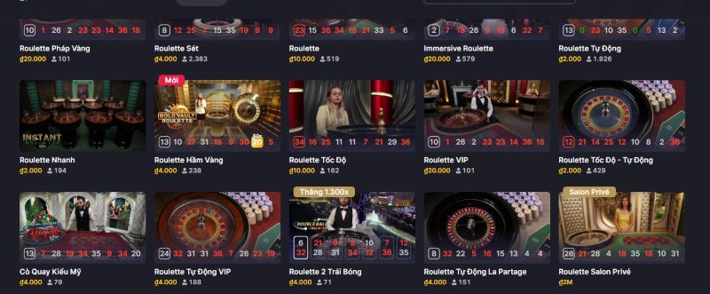 Ưu tiên chơi phiên bản roulette không có số 0