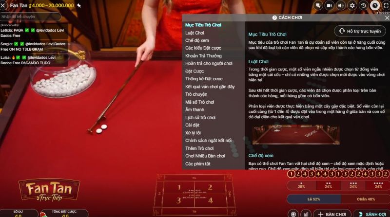 Luật chơi Fantan dành cho người mới tham gia